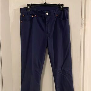 Levi's Men's Deep Blue Straight Jeans